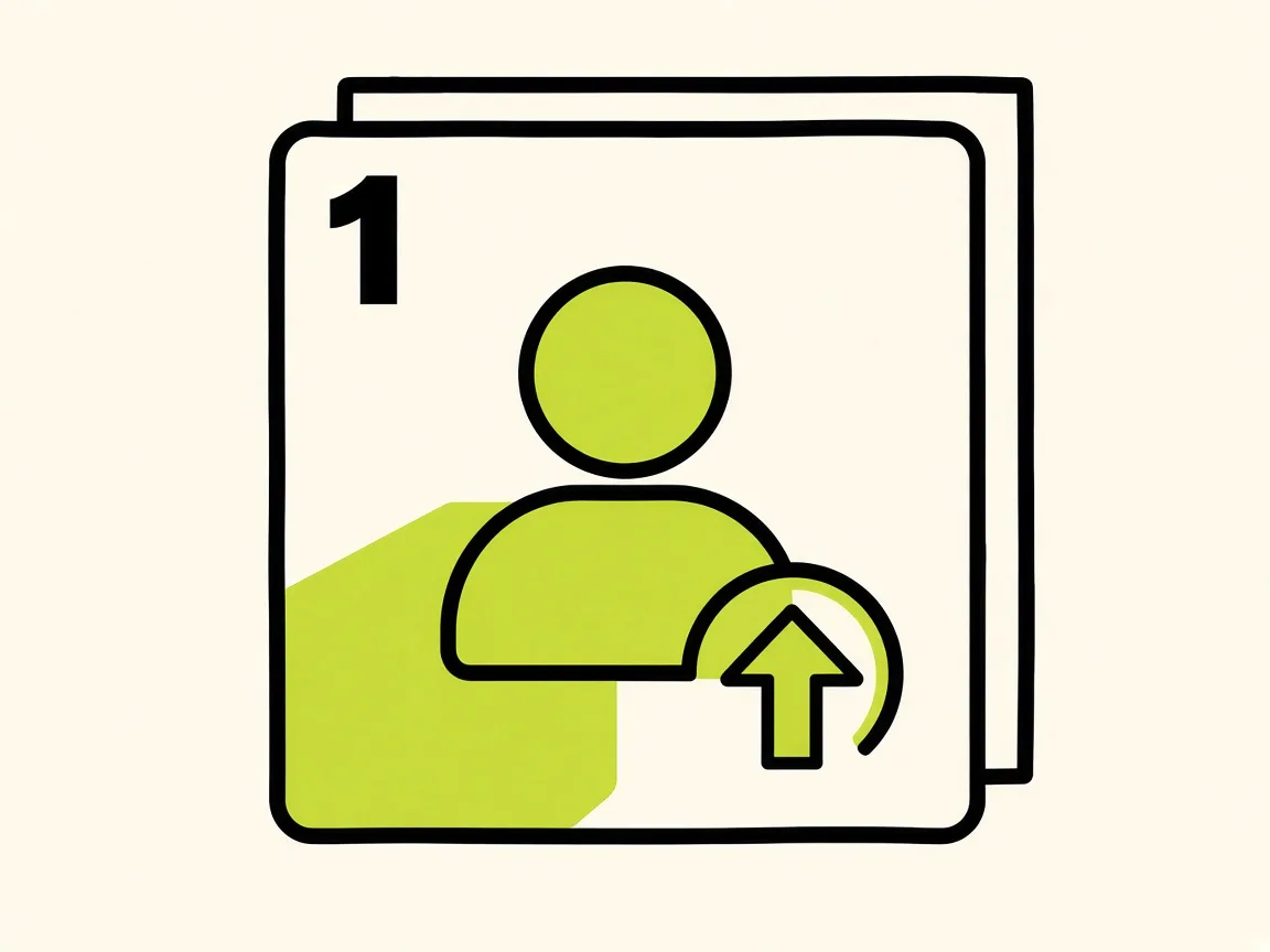 Step 1: upload your person photo