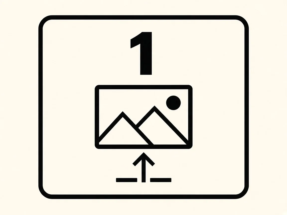 Step 1: upload your image