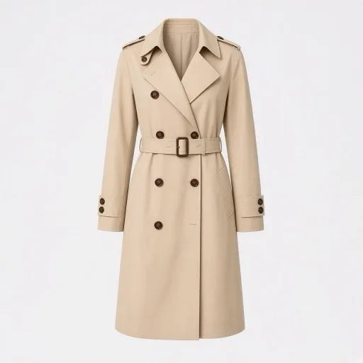 Beige trench
