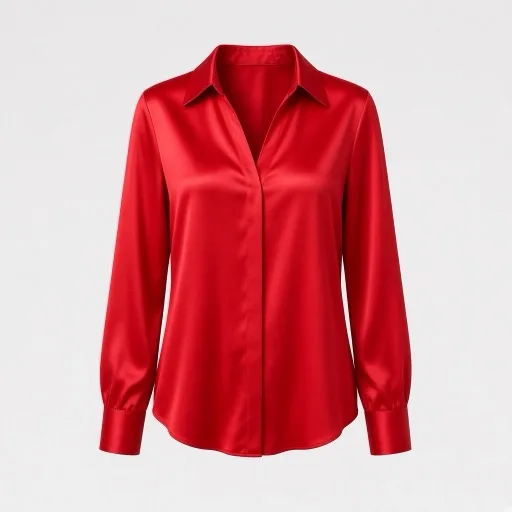 Red blouse