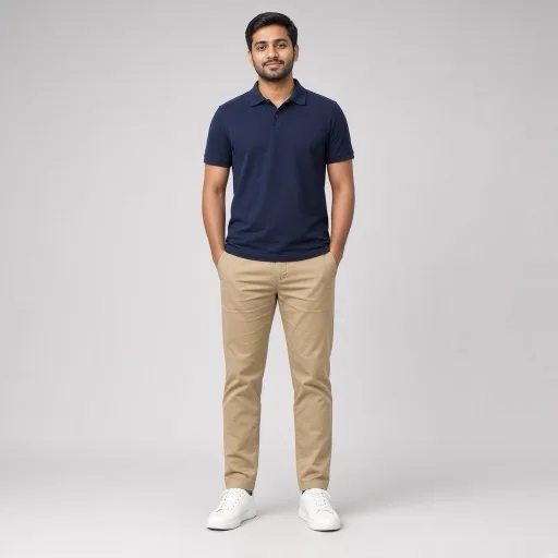 Navy polo
