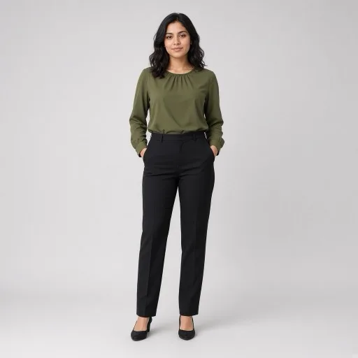 Olive blouse